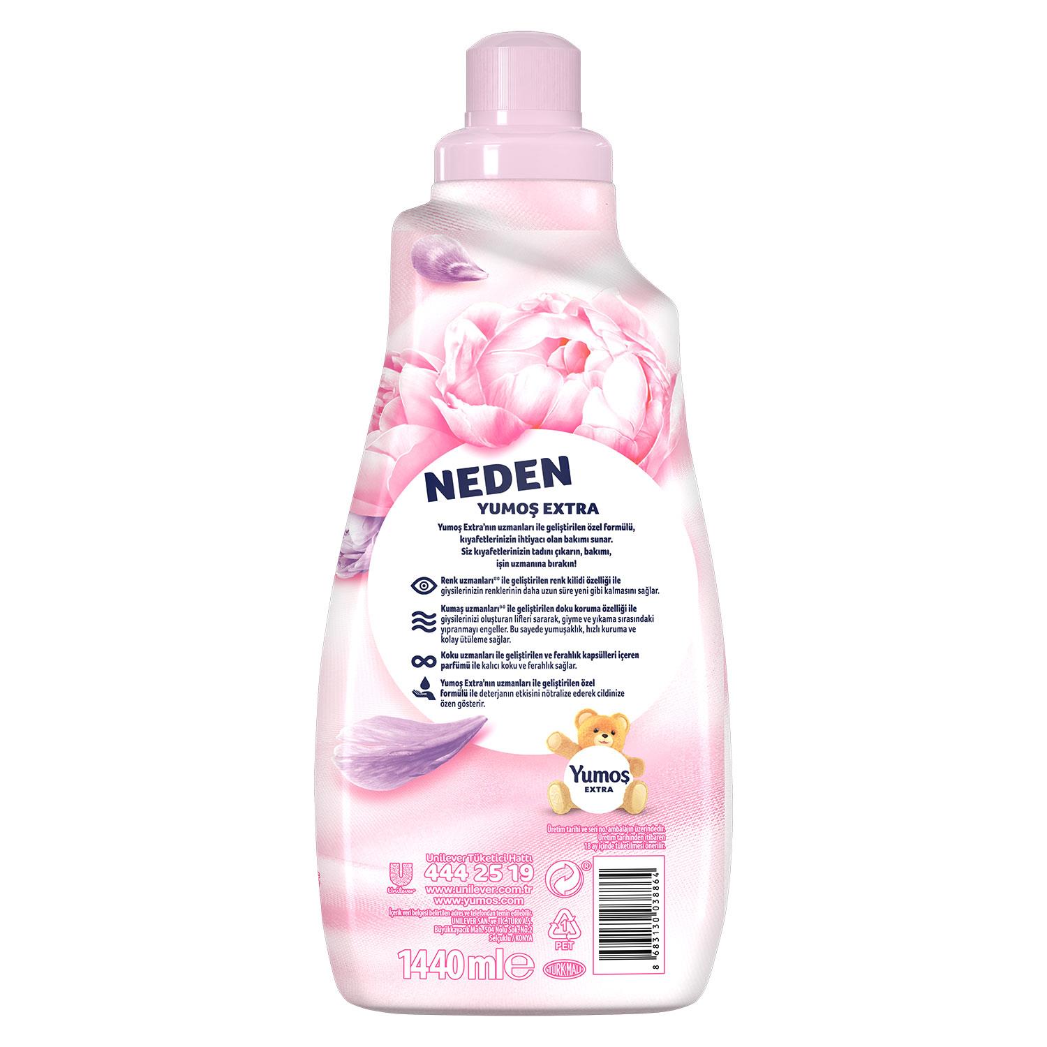 Yumoş Extra Yumuşatıcı Şakayık 1440 ml
