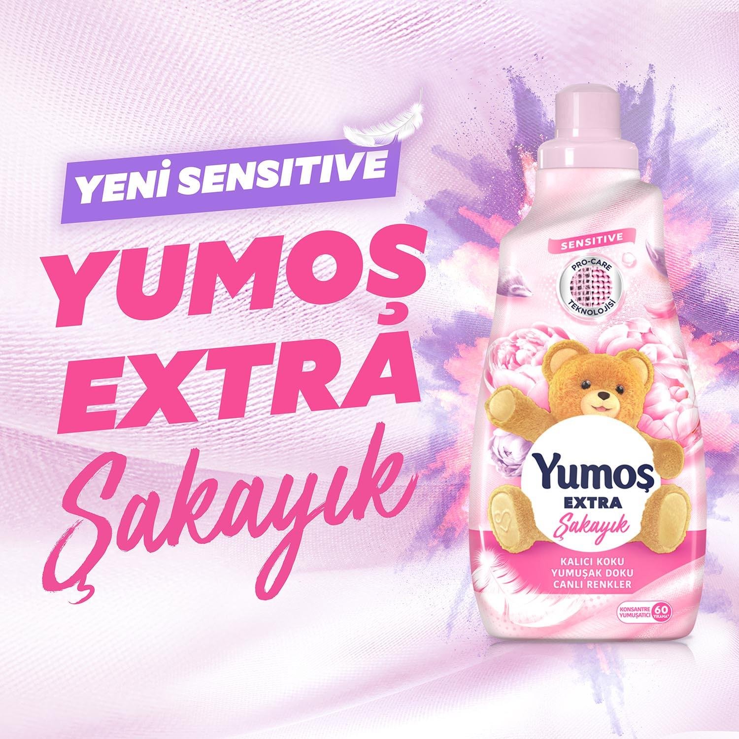 Yumoş Extra Yumuşatıcı Şakayık 1440 ml