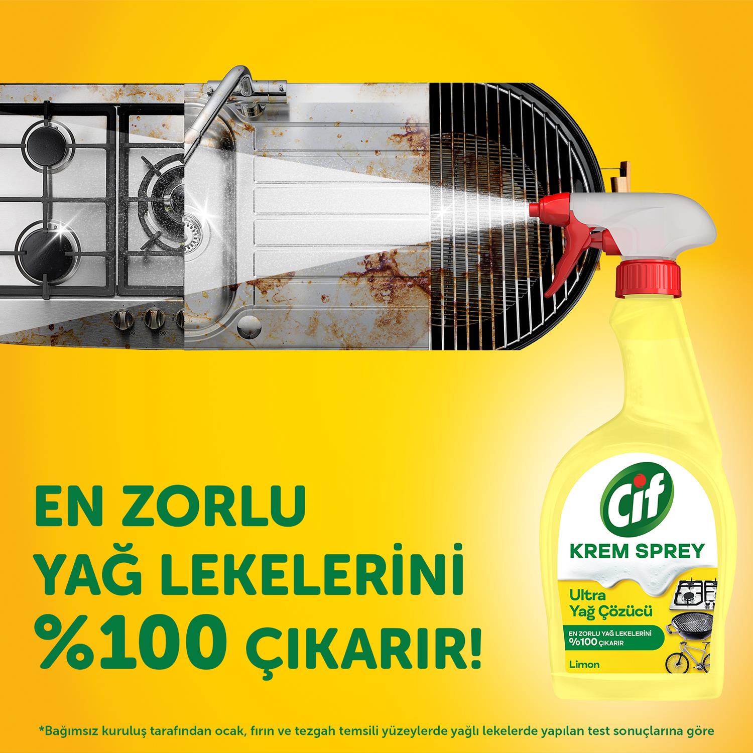 Cif Krem Sprey Limon 750 ml