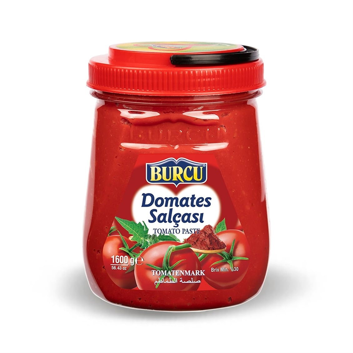 Burcu Domates Salçası Cam 1600 gr