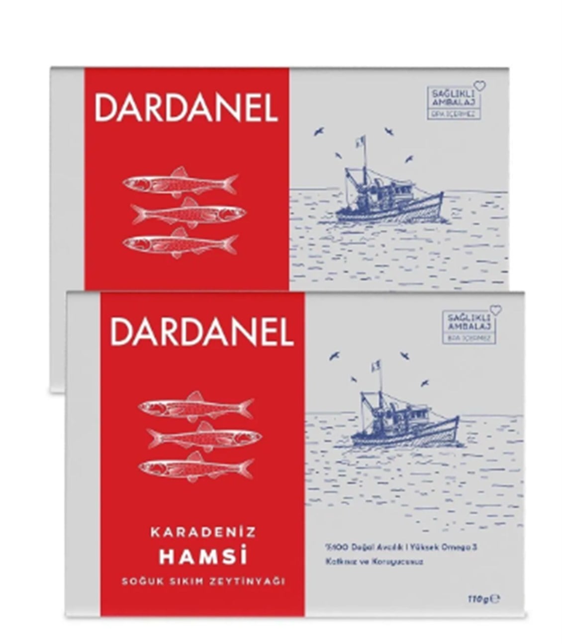 ETC.DARDANEL TON HAMSI 110 GR X 2 ADET