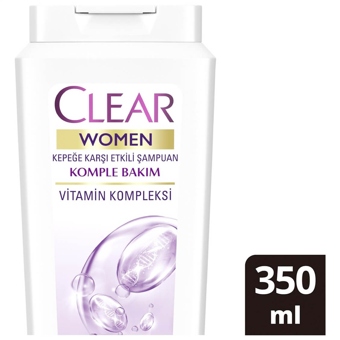 Clear Women Kepeğe Karşı Etkili Şampuan Komple Bakım Vitamin Kompleksi 485 ml