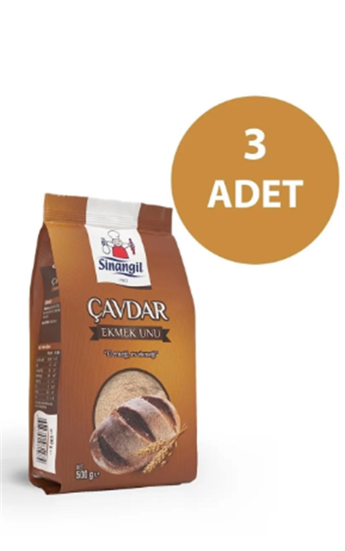 ETC.SINANGIL CAVDAR UNU 500 GR X 3 ADET