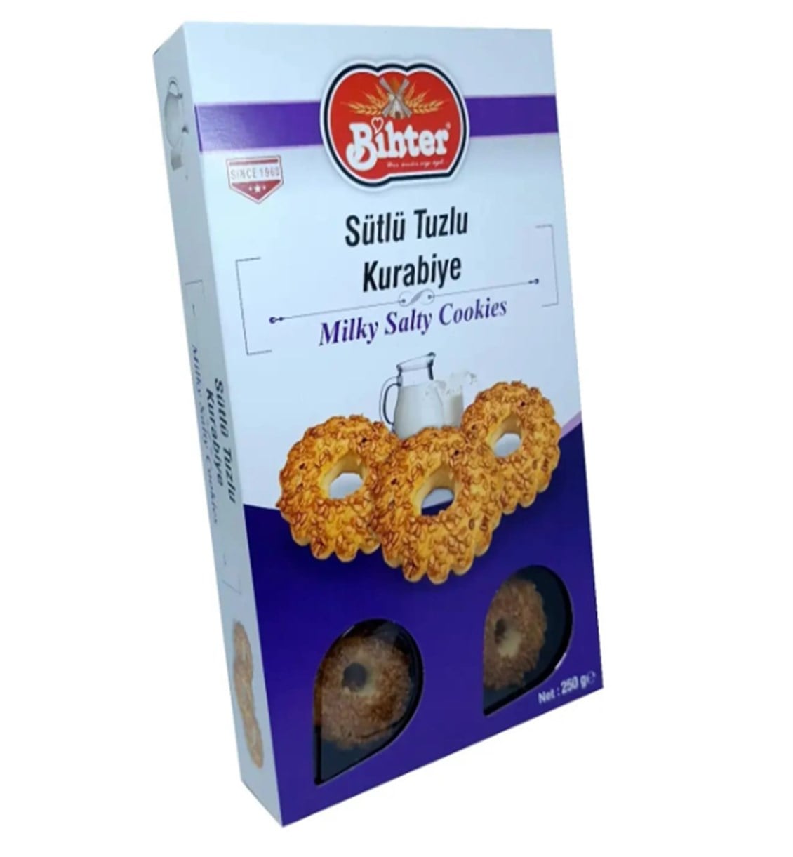 Bihter Kurabiye Sütlü Tuzlu 250 gr