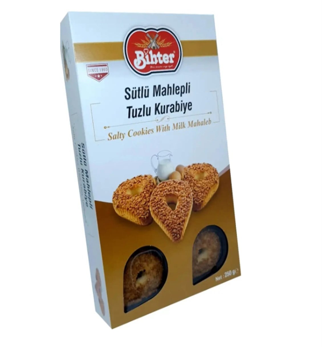 Bihter Kurabiye Sütlü Mahlep Tuzlu 250 gr