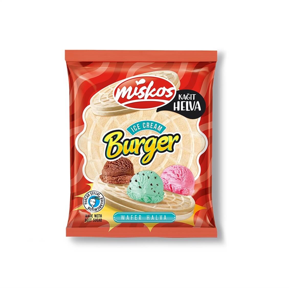 Miskos Kağıt Helva Burger 5'li 125 gr