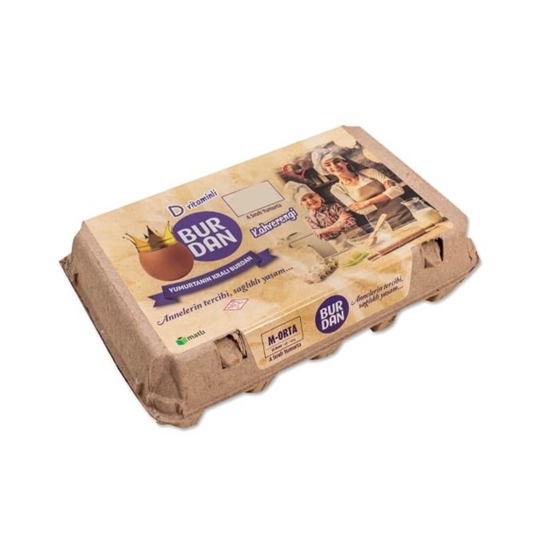 Burdan Yumurta Kahverengi 63-73 gr 15'li
