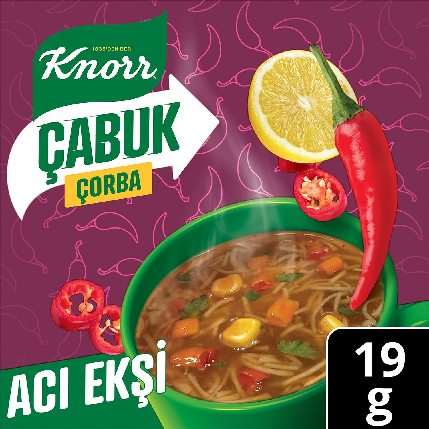 Knorr Çabuk Çorba Acı Ekşi 19 gr