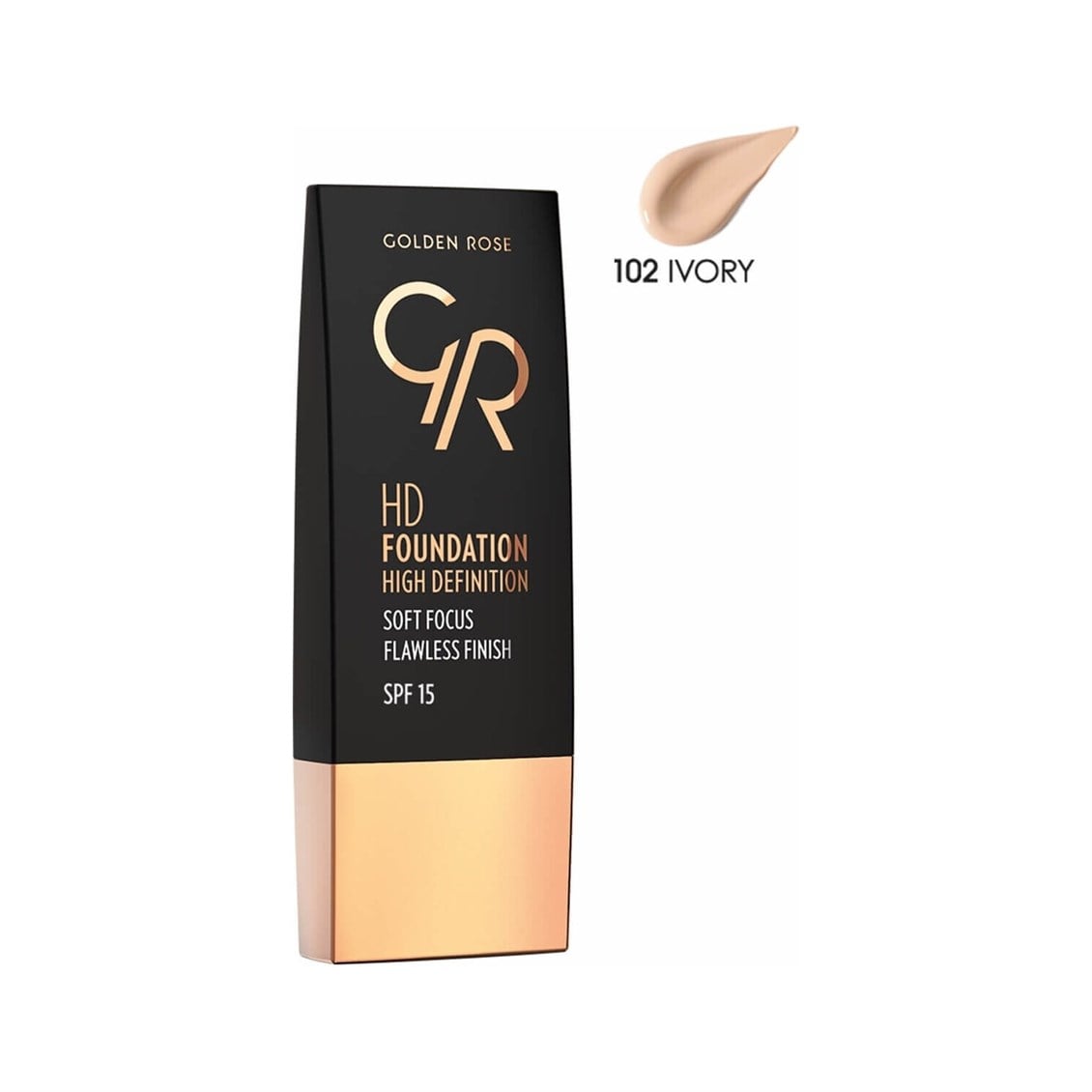Golden Rose Fondöten - Hd Foundation High Definition 102 Ivory