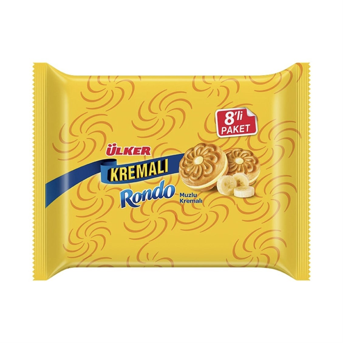 Ülker Kremalı Rondo Muzlu Bisküvi 61 gr 8'li