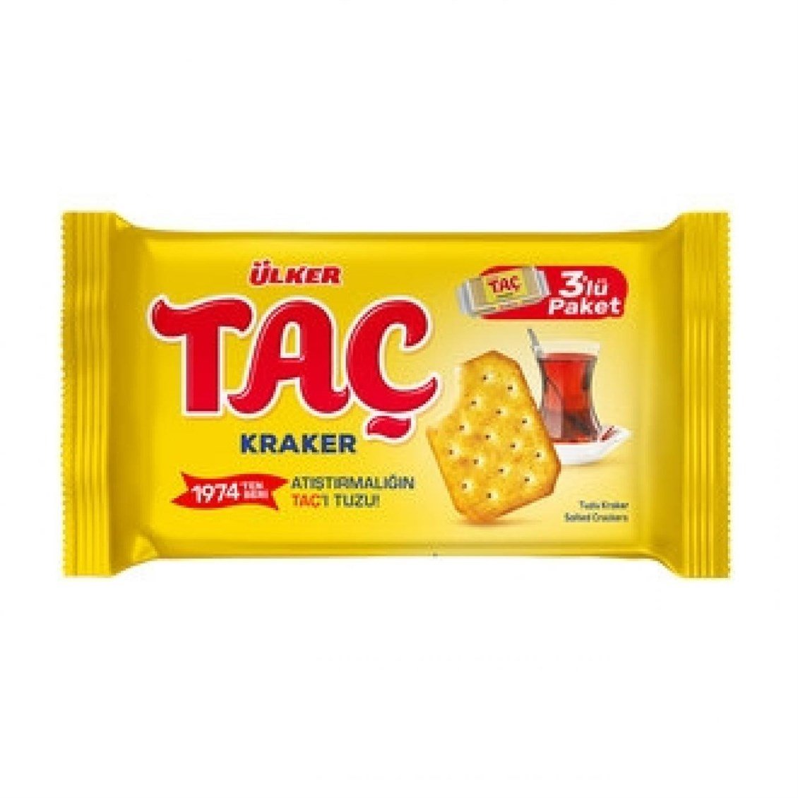 Ülker Taç Kraker Susam Çörek Otlu 76 gr 3'lü