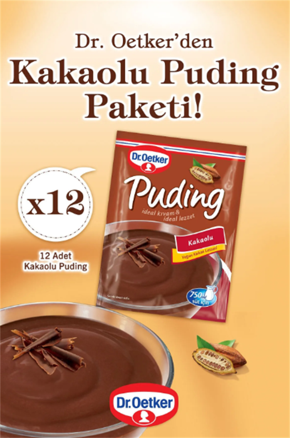 ETC.DR OETKER PUDING 3 AL 2 ÖDE 441 GR X 4 ADET