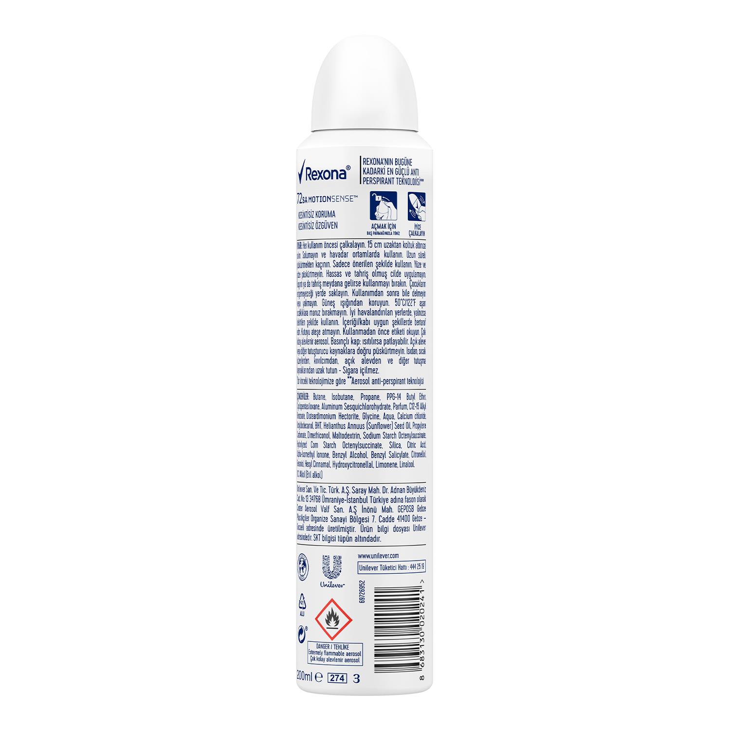 Rexona Deodorant Invisible Black White 200 ml