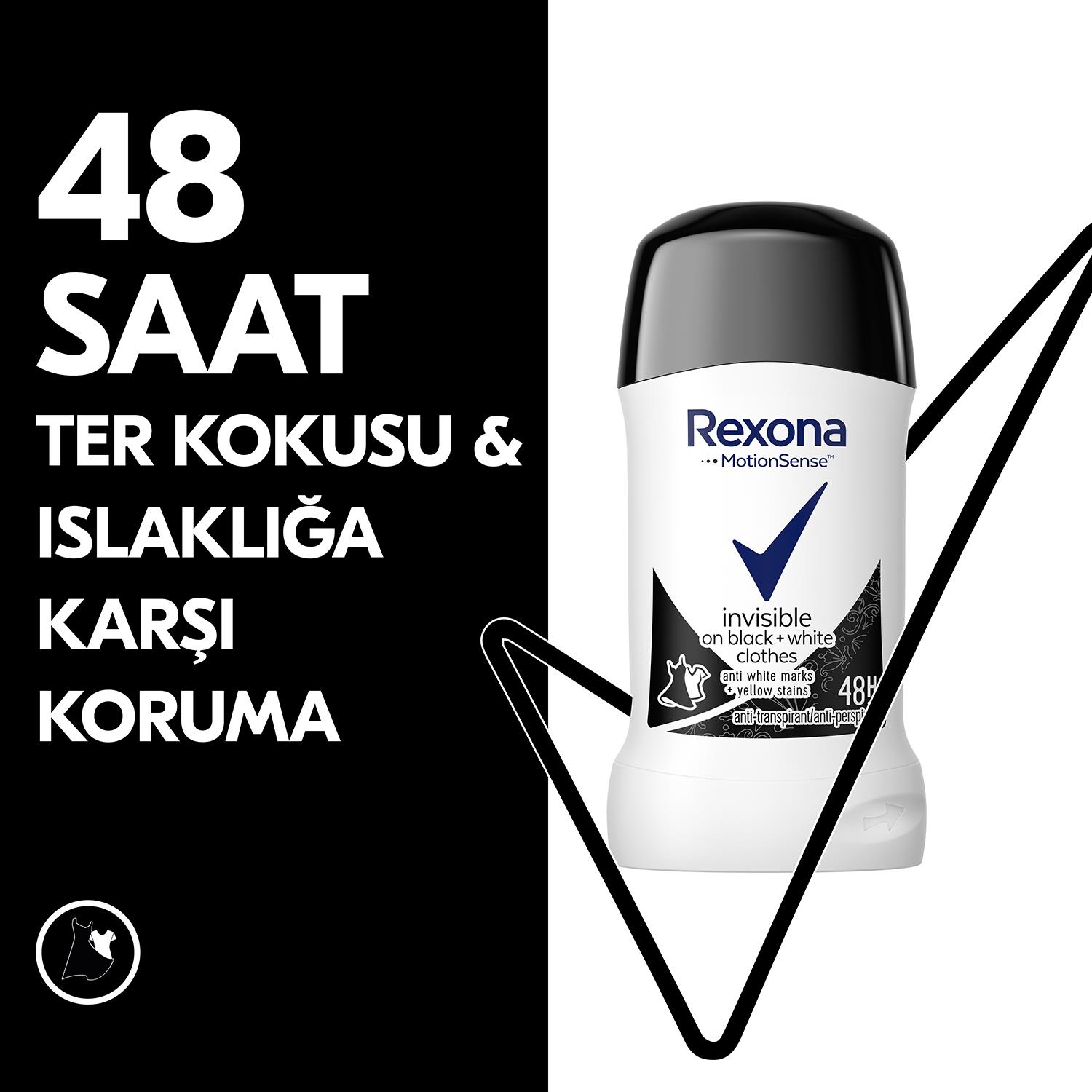 Rexona Stick Invisible Black&White 50 gr