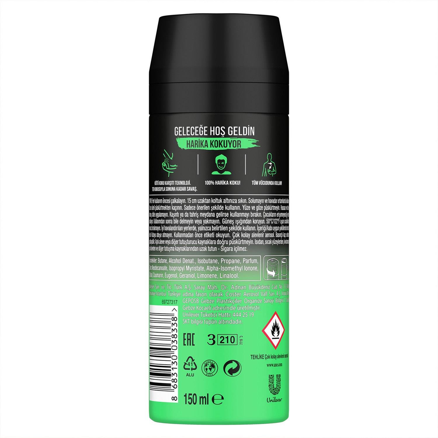 Axe Deodorant Jungle Fresh 150 ml