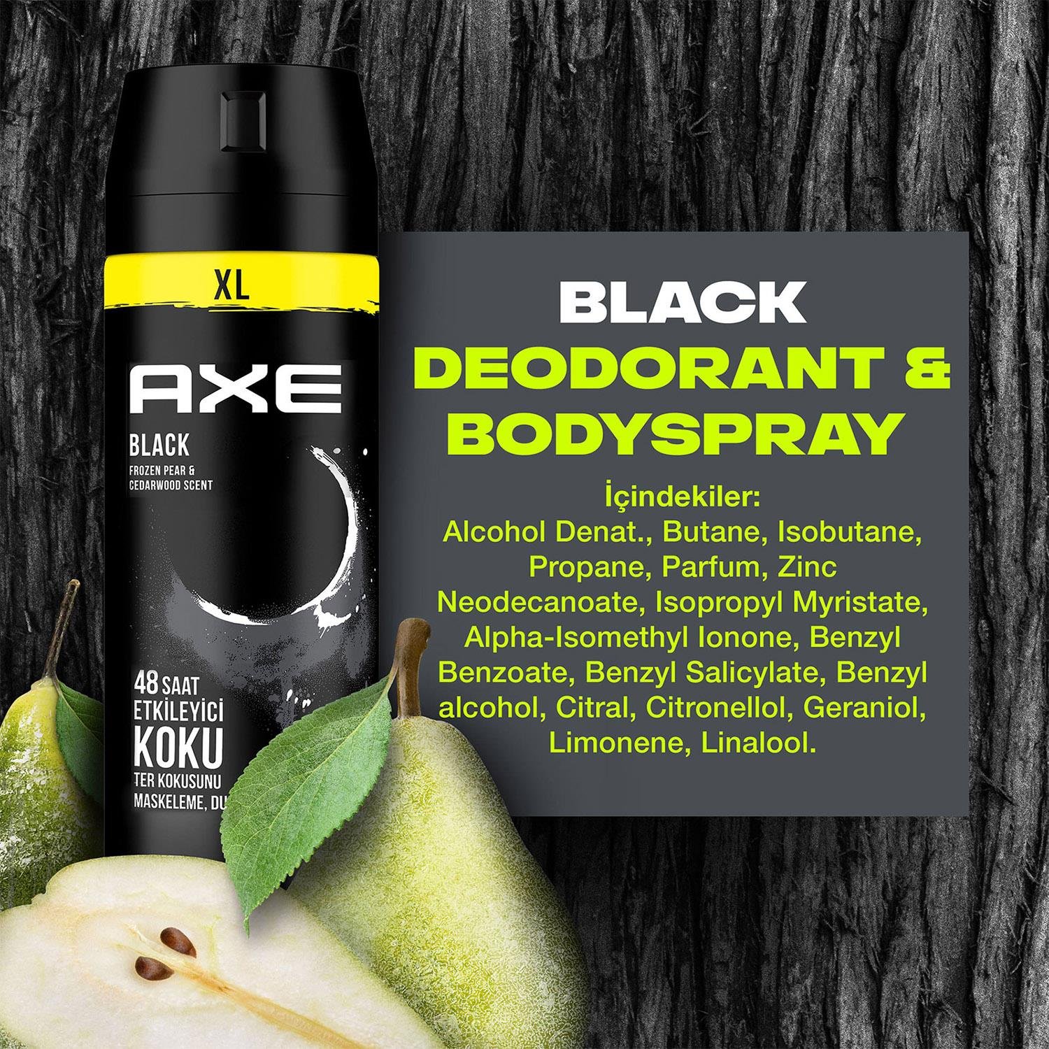Axe Deodorant Sprey Black 150 ml