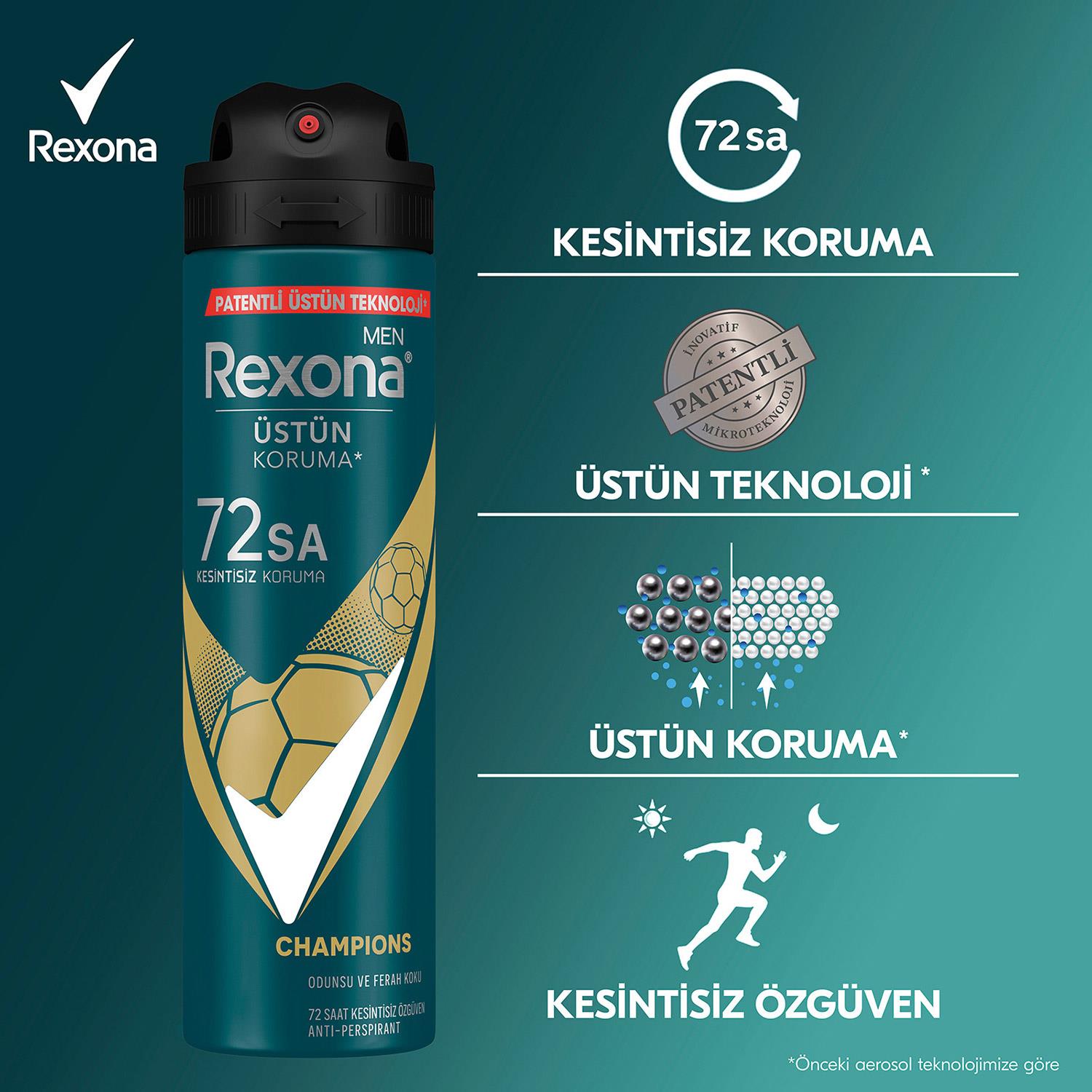 Rexona Deodorant Men Champions 150 ml