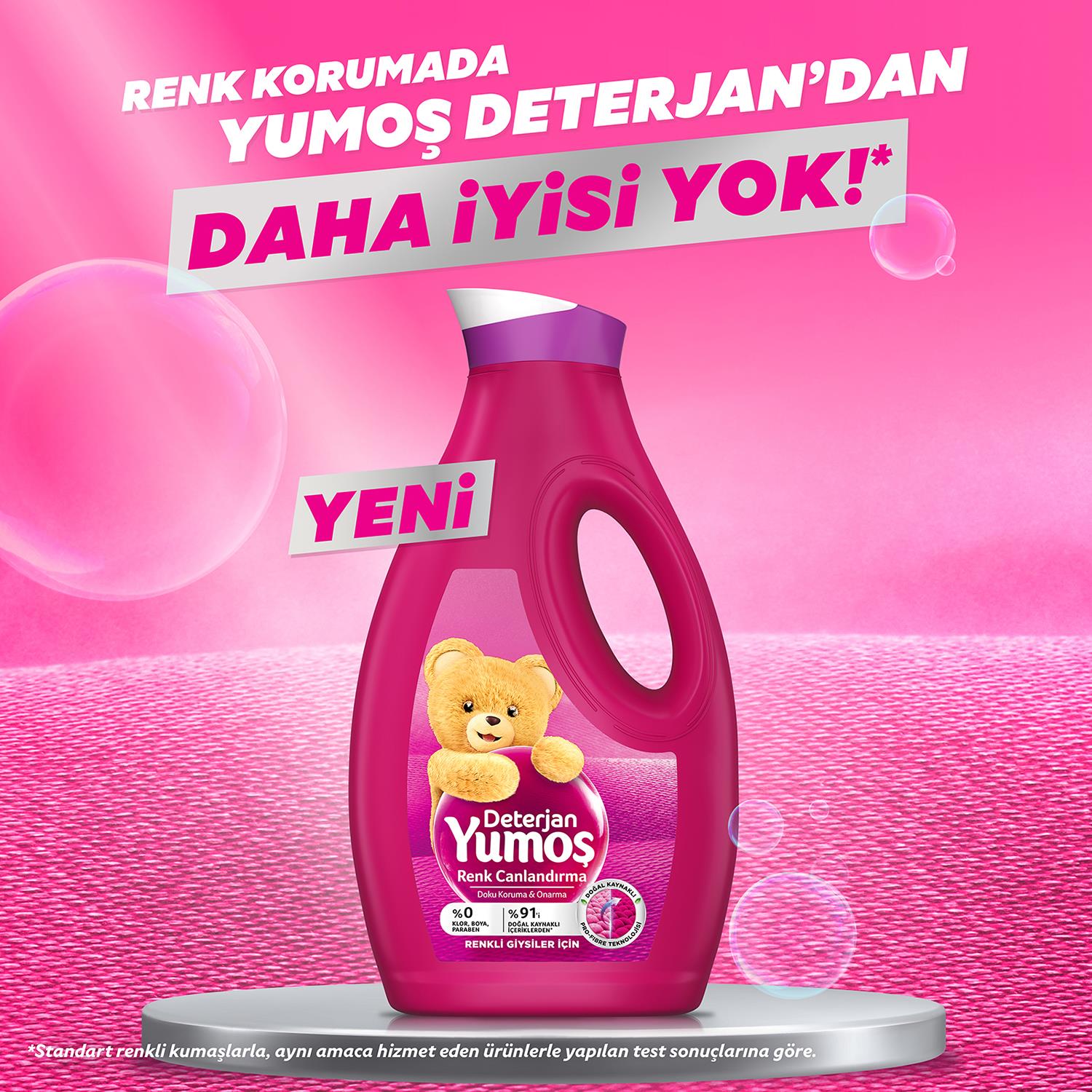 Yumoş Bakım Deterjanı Renkli 1690 ml