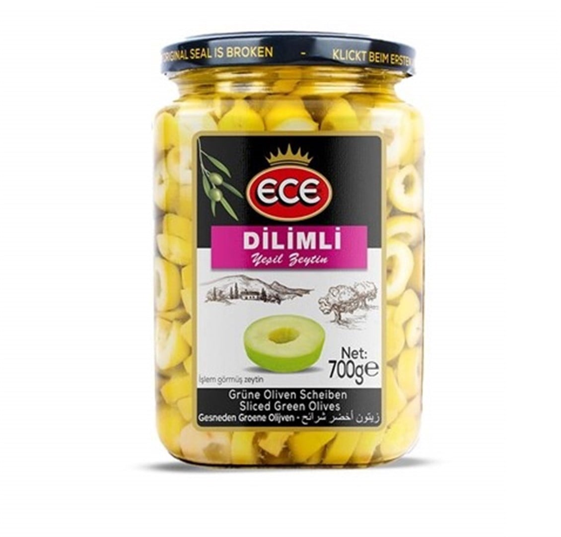 Ece Yeşil Zeytin Dilimli 700 gr