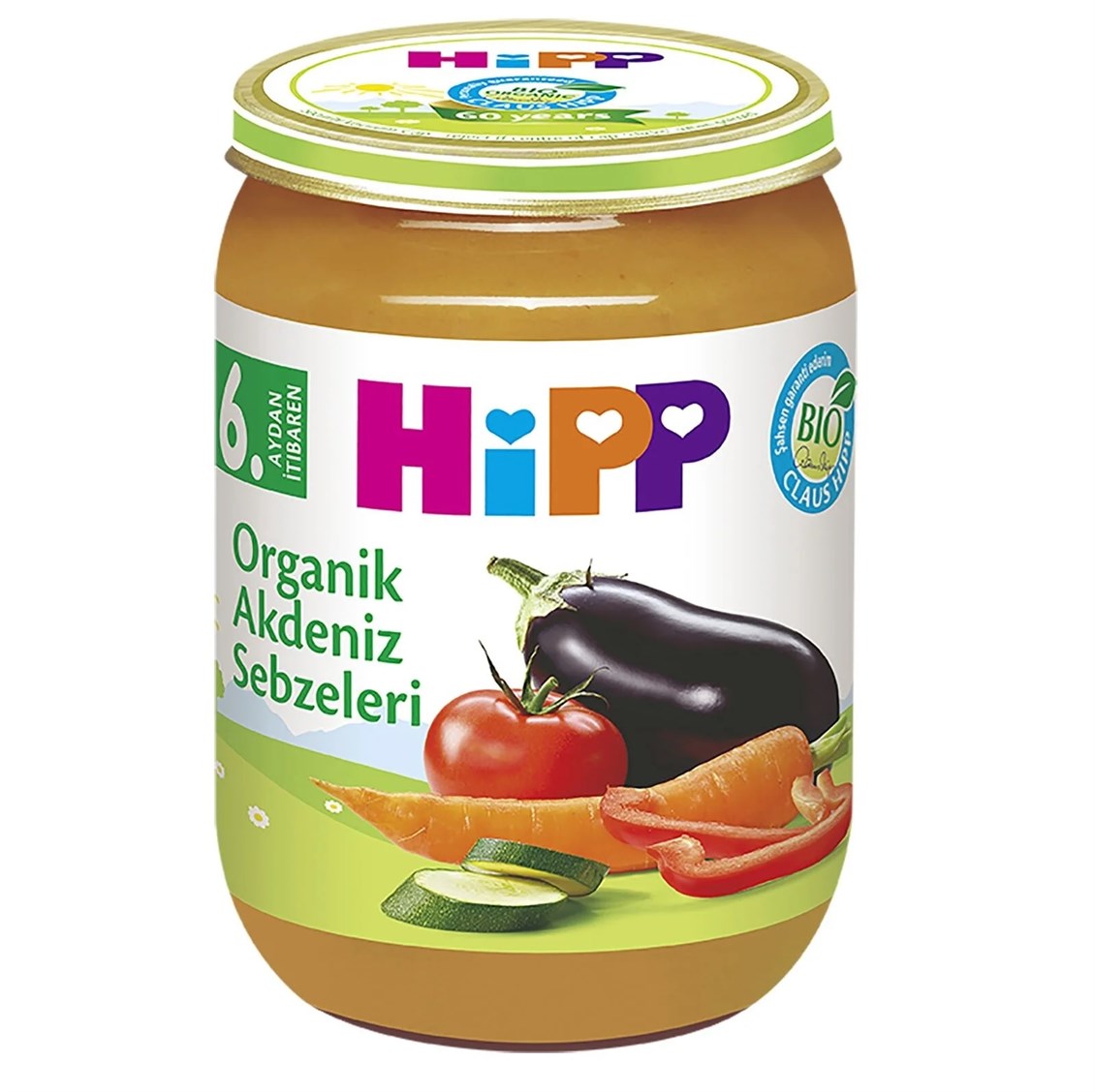 Hipp Organik Akdeniz Sebzeleri 190 gr