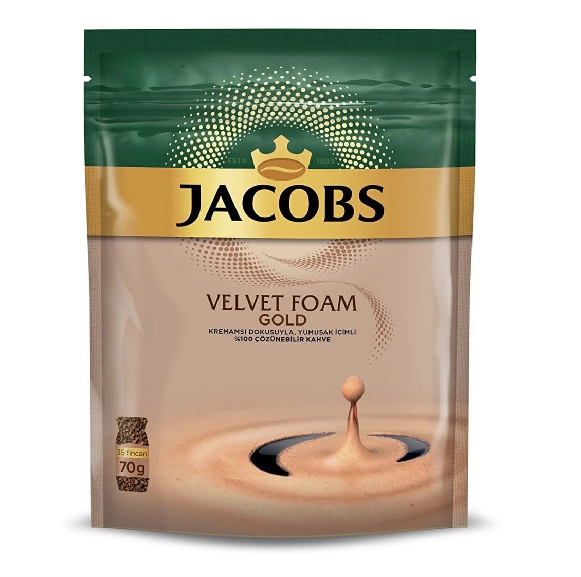 Jacobs Velvet Foam Gold Kahve 70 gr