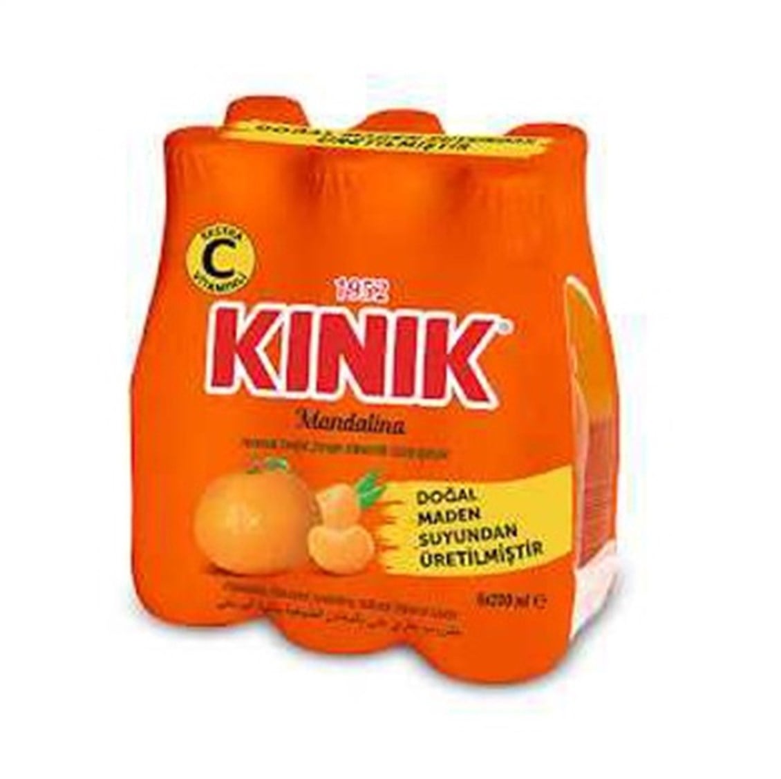Kınık Soda Meyveli Mandalina 200 ml 6'lı