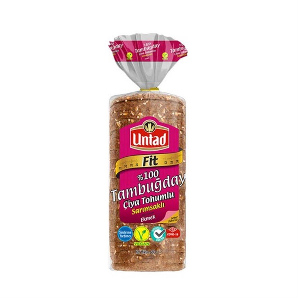Untad Ekmek Çiya Tohumlu ve Sarımsaklı 480 gr