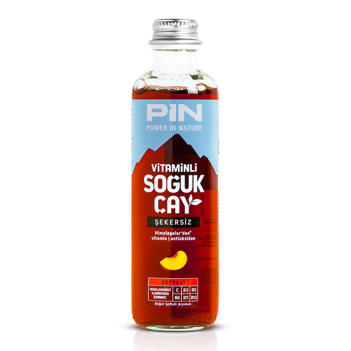Pin Vitaminli  Soğuk Çay Şeftali 250 ml