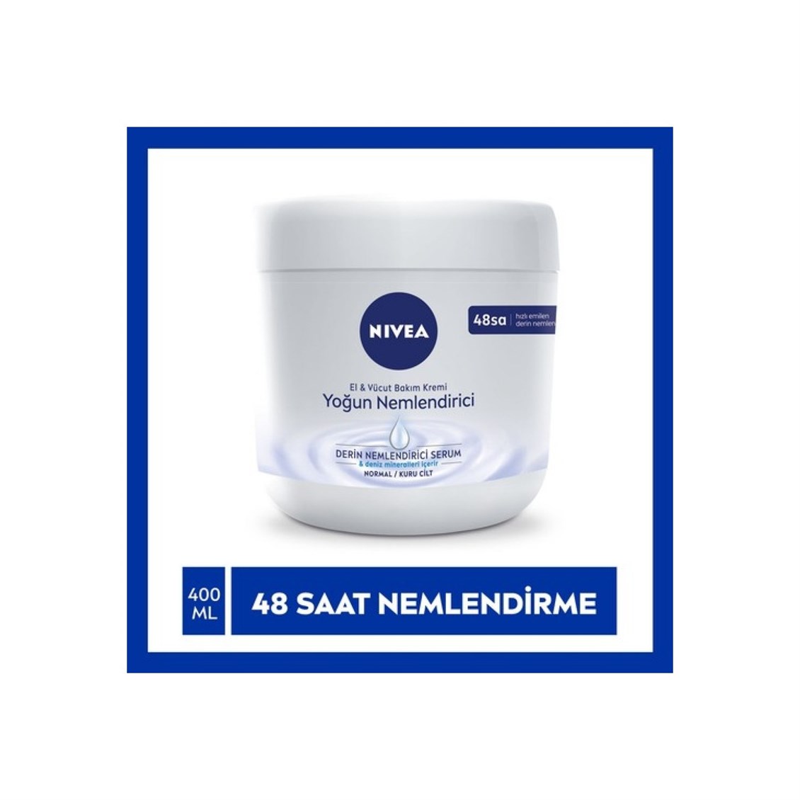 Nivea Yoğun Nemlendirici El & Vücut Bakım Kremi 400 ml