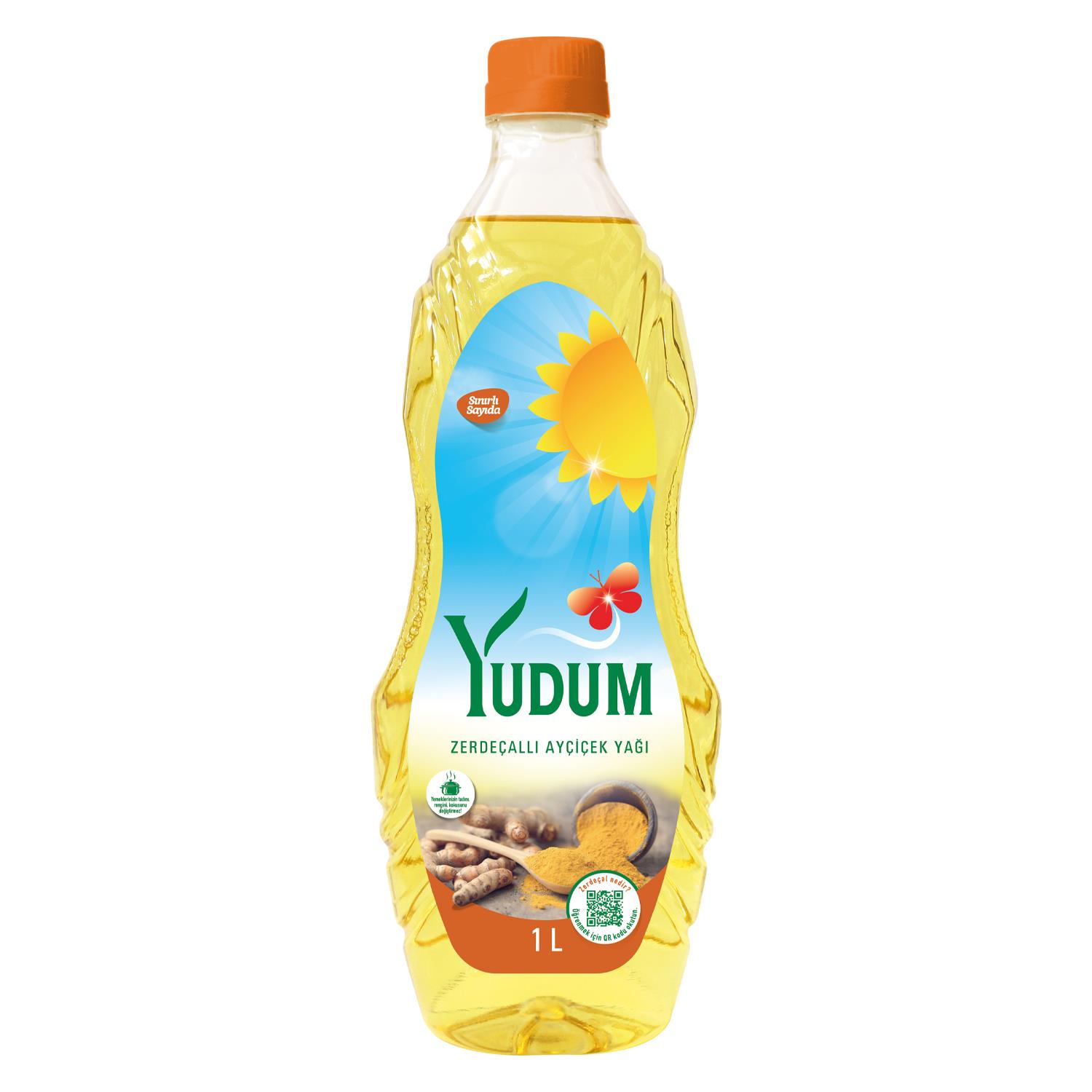 Yudum Zerdeçallı Ayçiçek Yağı 1 lt