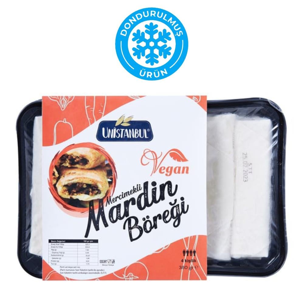 Unistanbul Mercimekli Mardin Böreği Vegan 380 gr