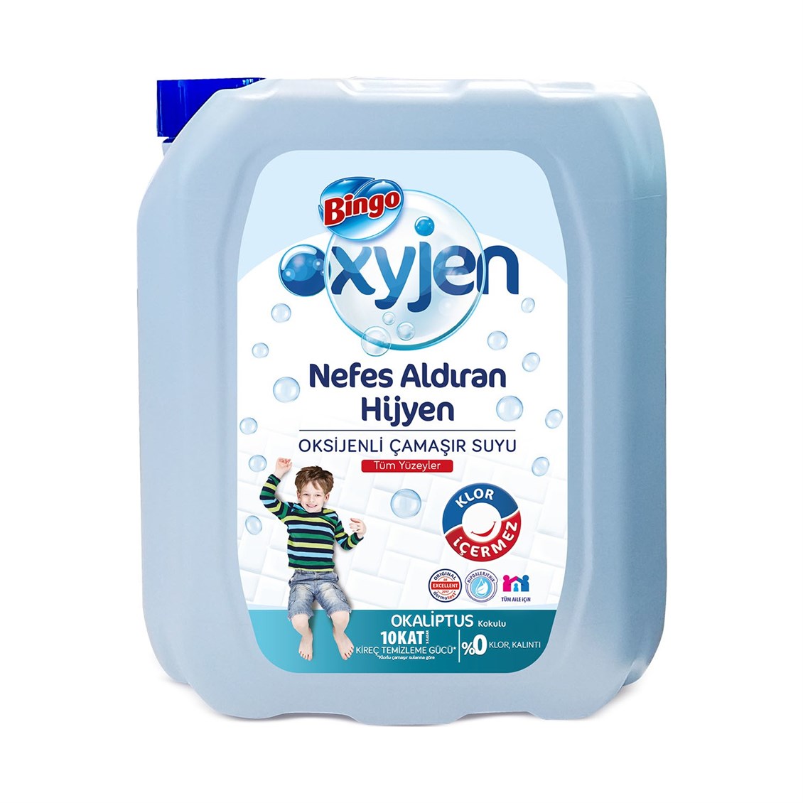 Bingo Oksijen Çamaşır Suyu Okaliptus 3240 ml