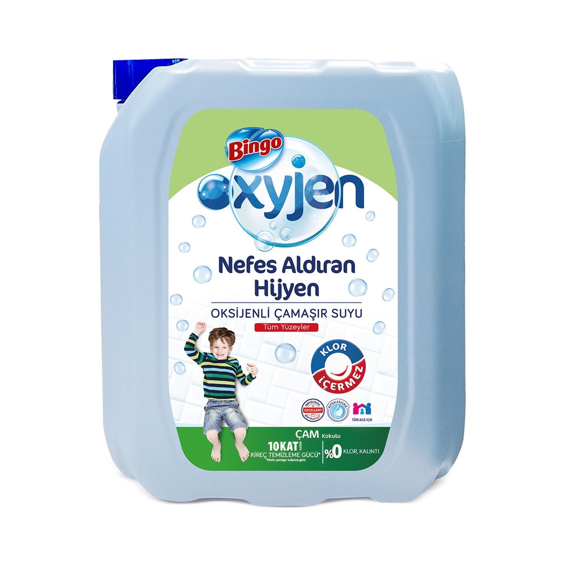Bingo Oksijen Çamaşır Suyu Çam 3240 ml