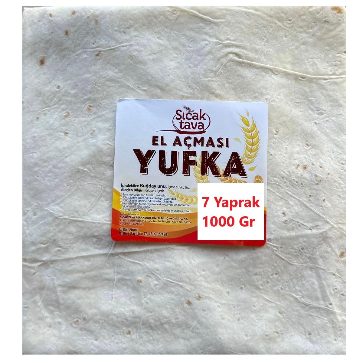 Sıcak Tava Yufka 7 Yaprak 1000 gr