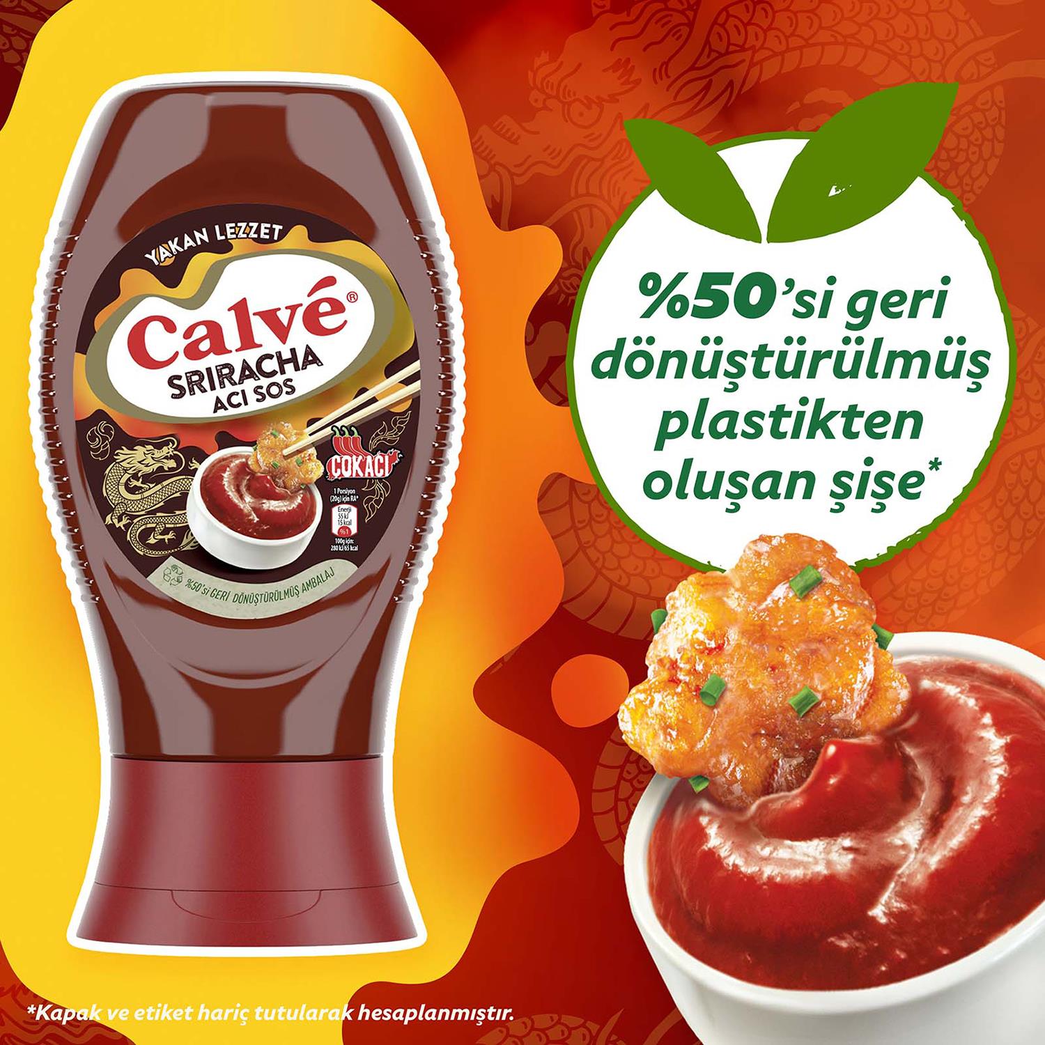 Calve Gurme Sriracha Acı Sos 255 gr
