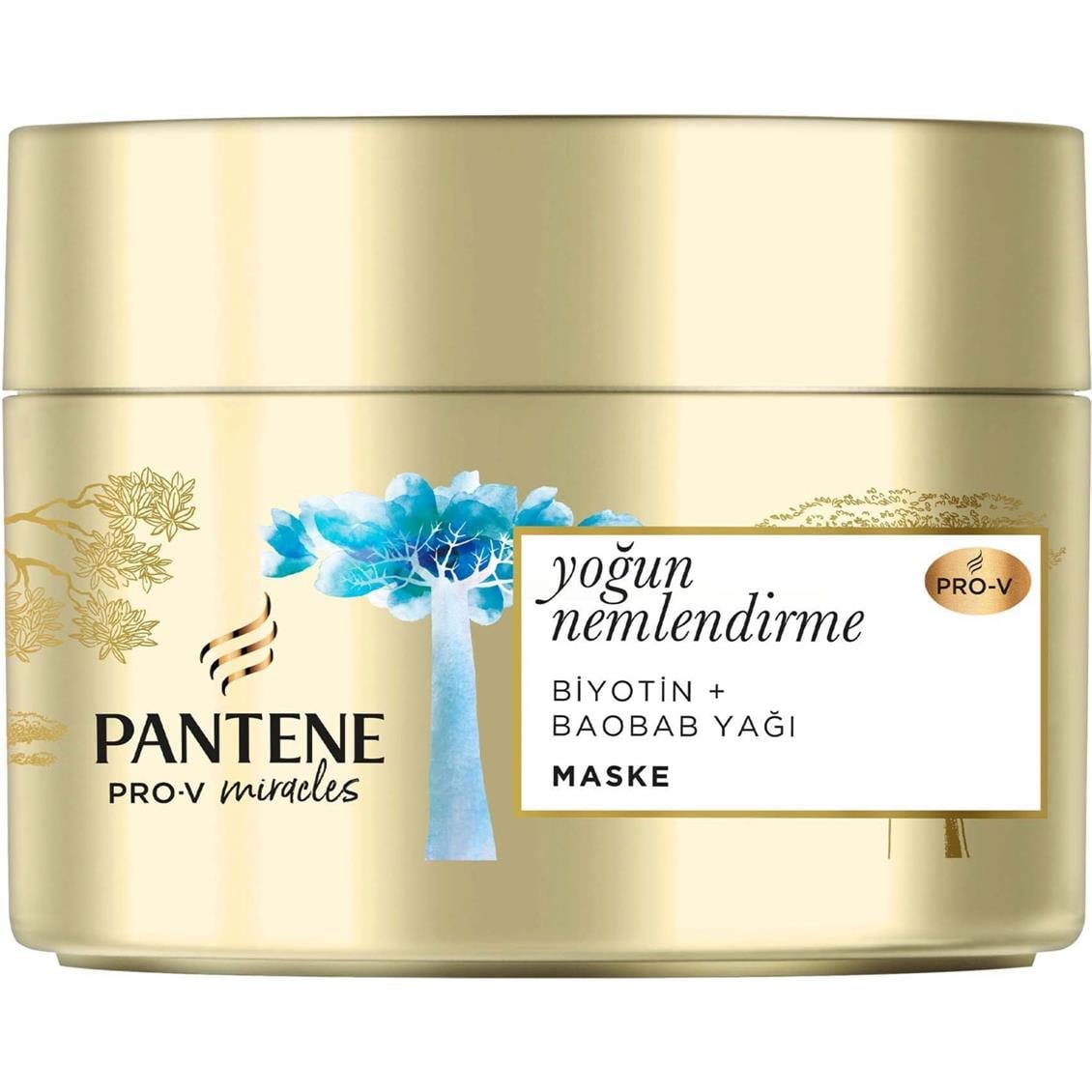 Pantene Maske Miracle Hydra Glow Yoğun Nemlendirme 160 ml