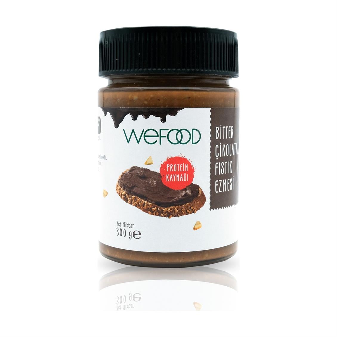 Wefood Fıstık Ezmesi Bitter 300 gr