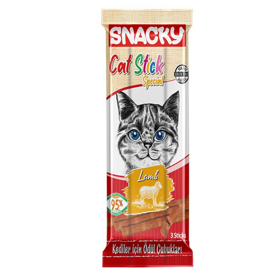 Snacky Kedi Odül Çubukları Kuzulu 5 gr 3'lü