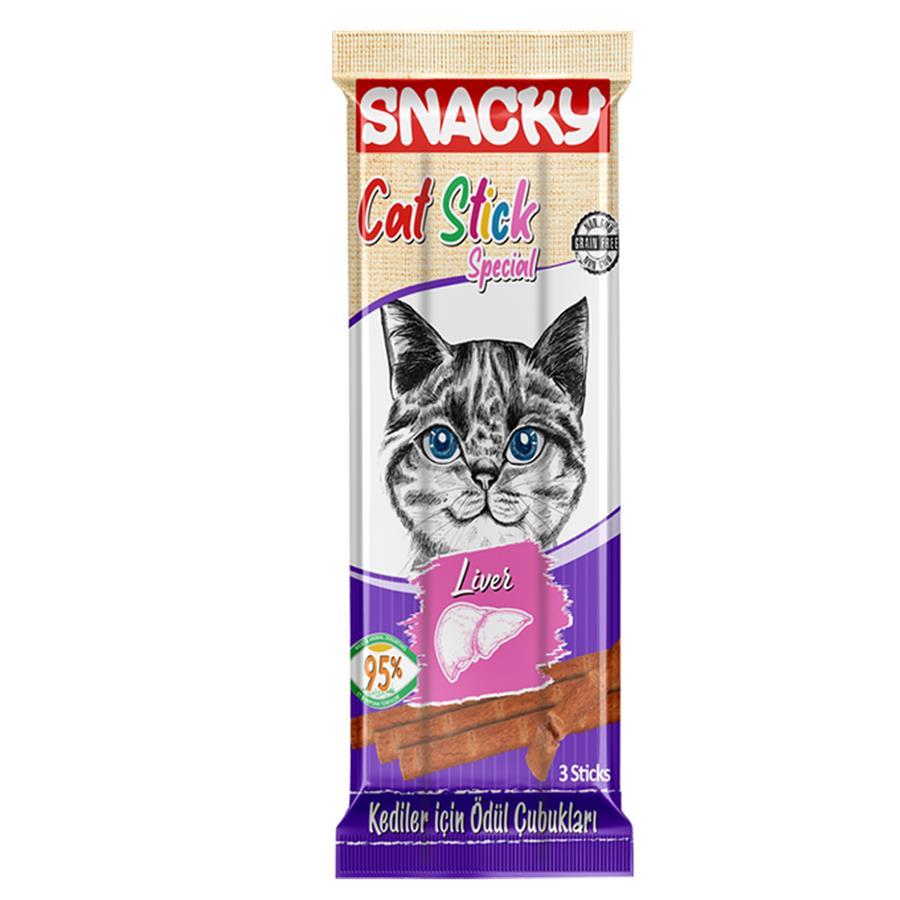 Snacky Kedi Odül Çubukları Ciğerli 5 gr 3'lü