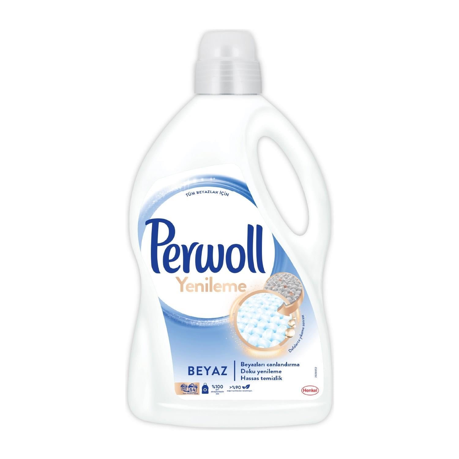 Perwoll Sıvı Deterjan Yenileme & Onarım Beyazlar İçin 2970 ml