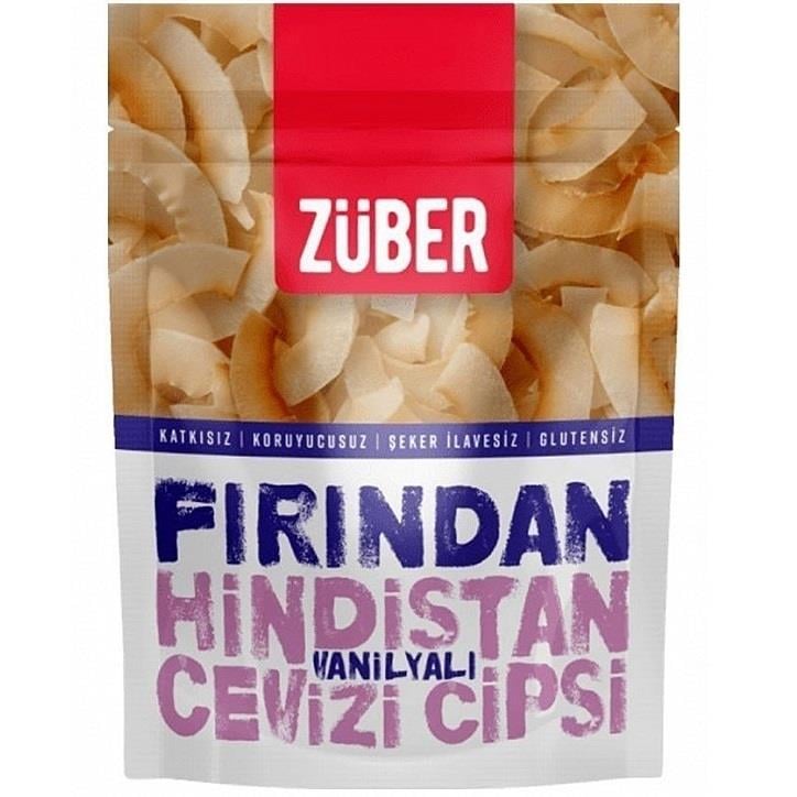 Züber Fırından Vanilya Hindistan Cevizi Cipsi 40 gr