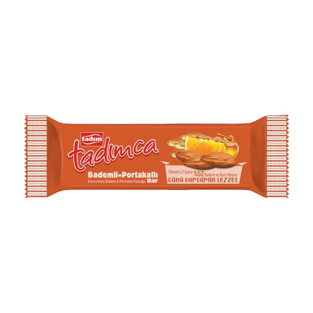 Tadım Bar Badem ve Portakallı 30 gr