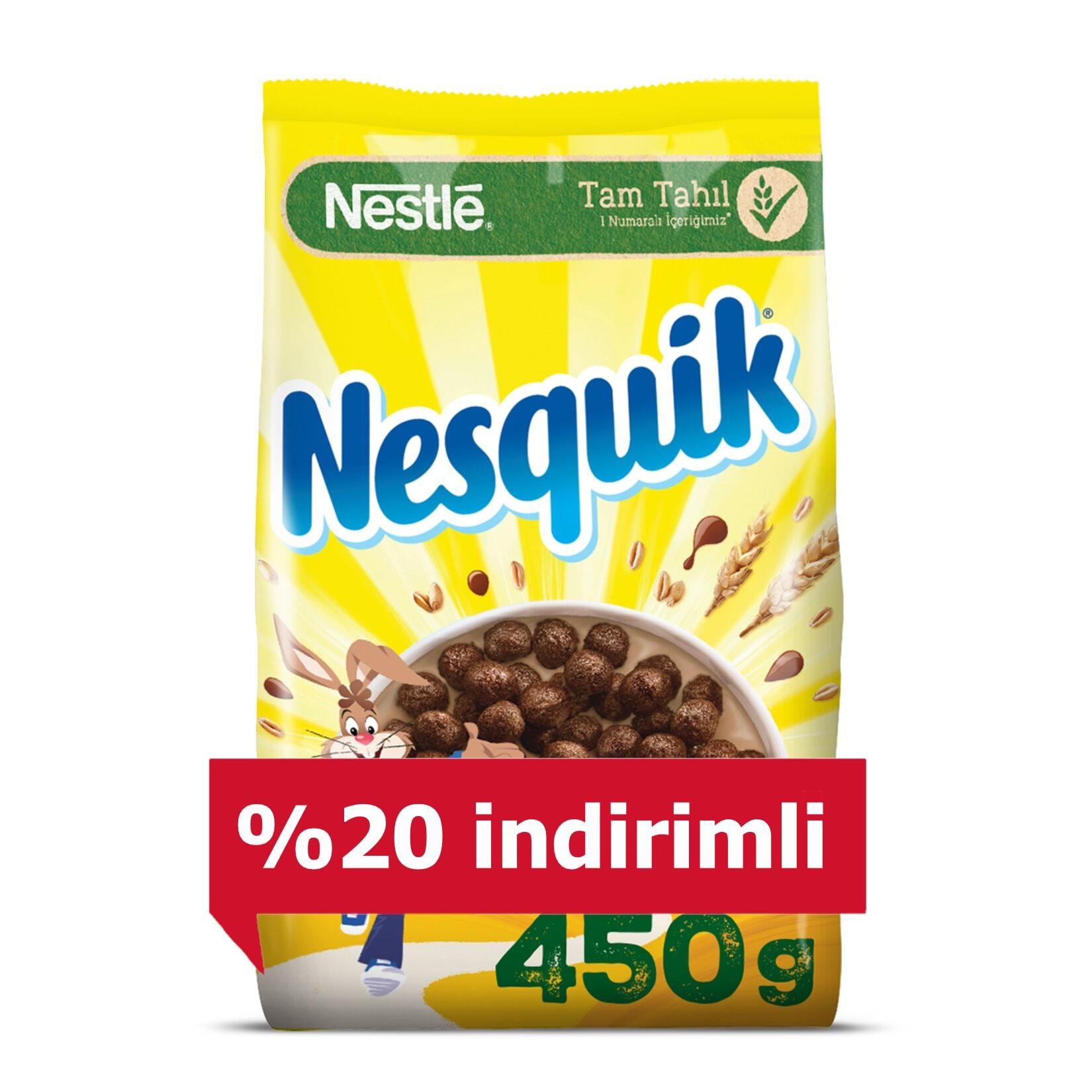 Nestle Nesquik Mısır Gevreği 450 gr %20 İndirimli