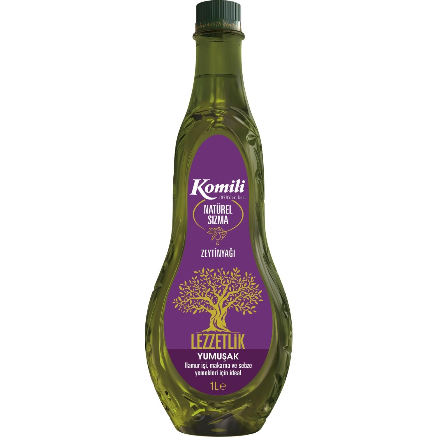 Komili Lezzetlik Yumuşak Natürel Sızma Zeytinyağı 1 lt