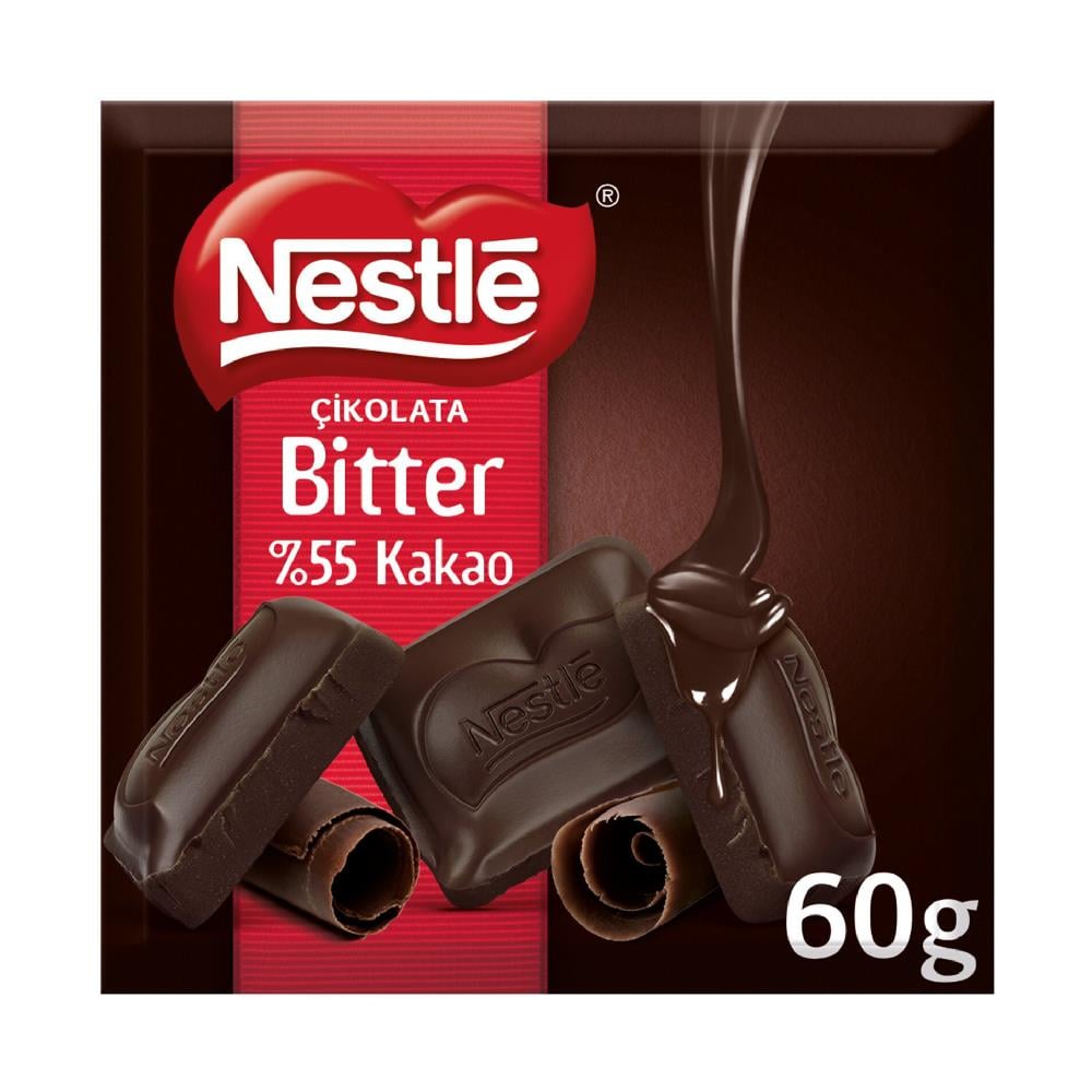 Nestle Bitter Kare Çikolata 60 gr