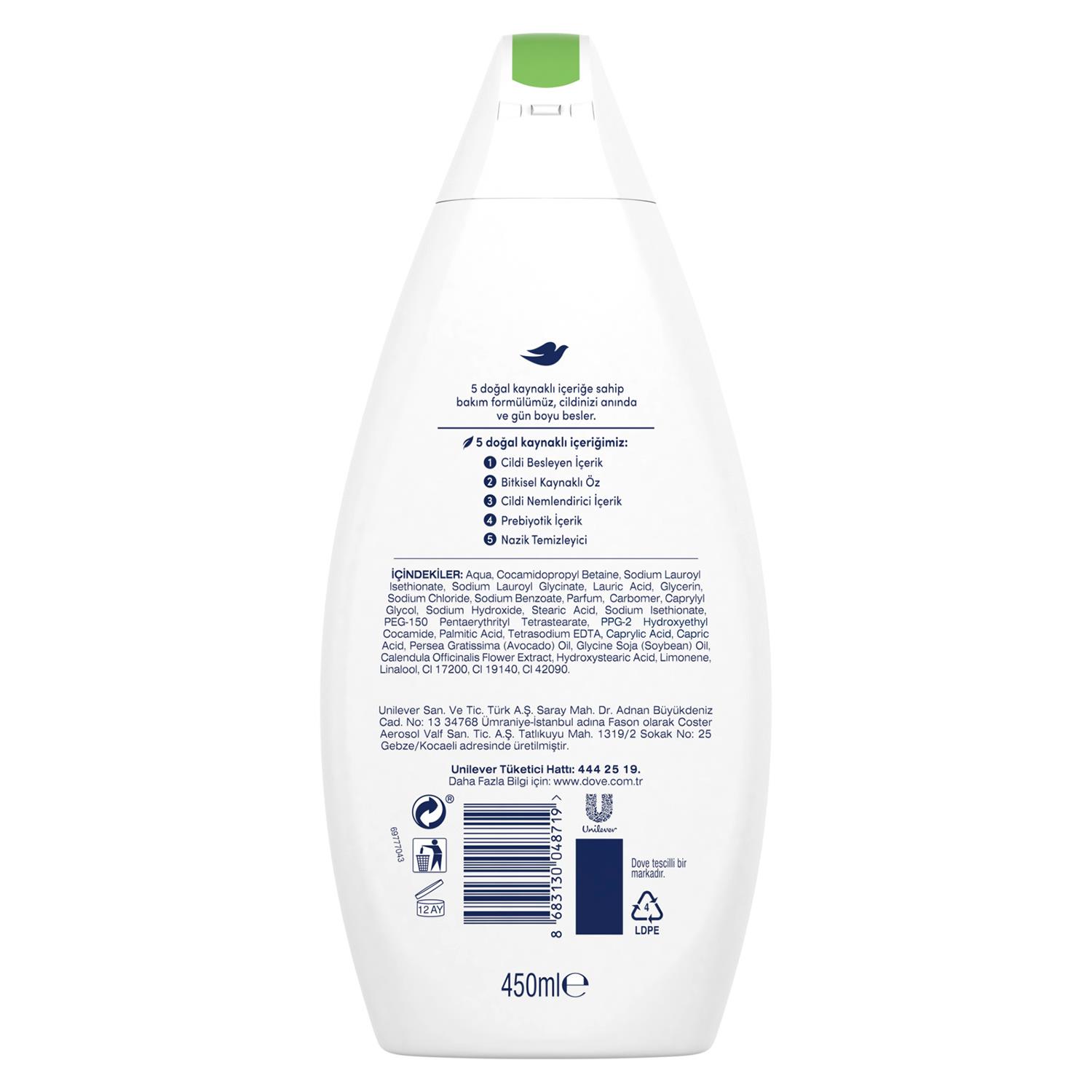 Dove Avokado Duş Jeli 450 ml