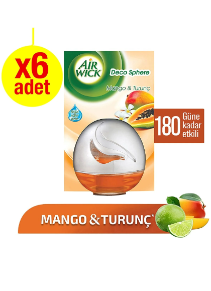 AIRWICK DECOSPHERE MANGO 75MLX6
