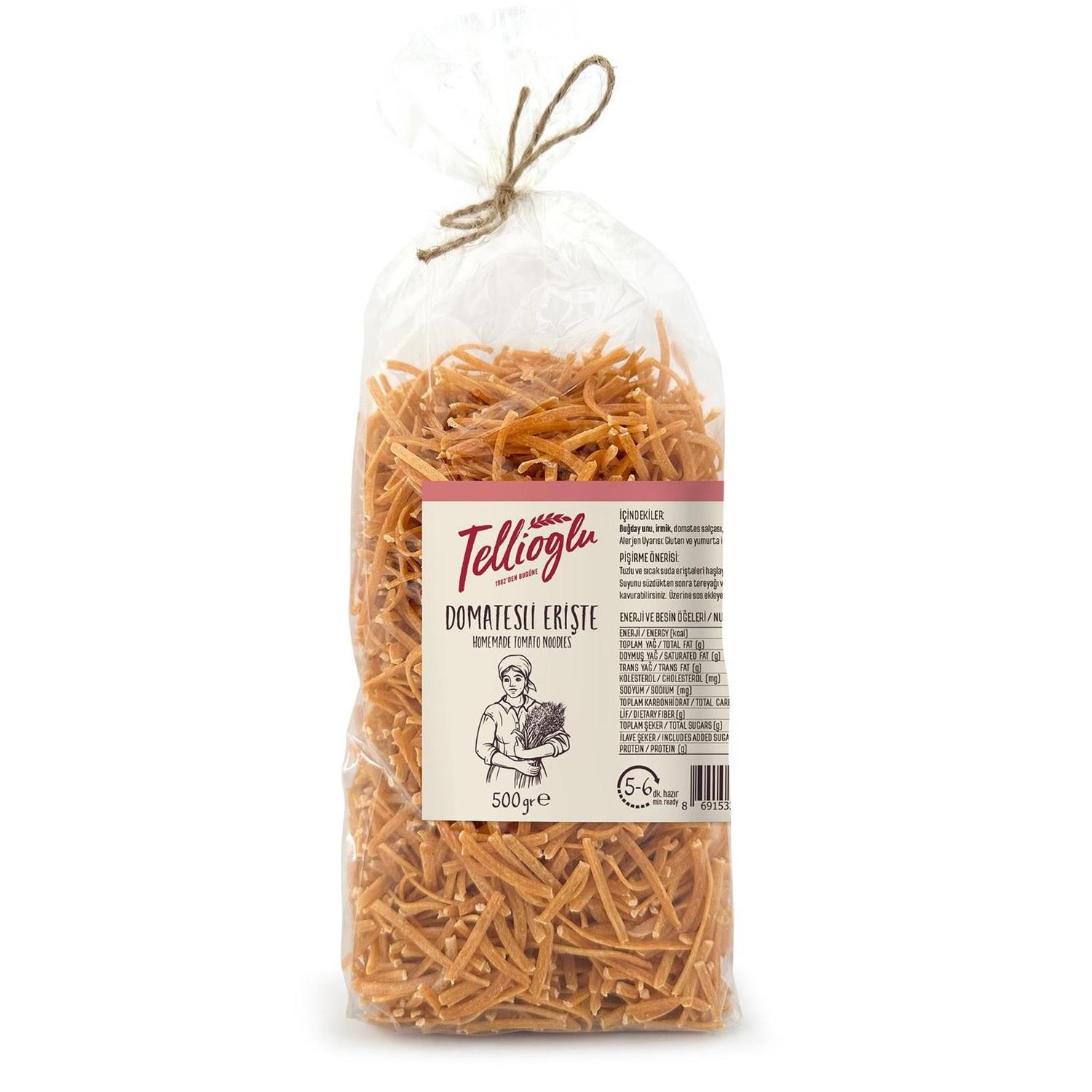 Tellioğlu Domatesli Erişte 500 gr