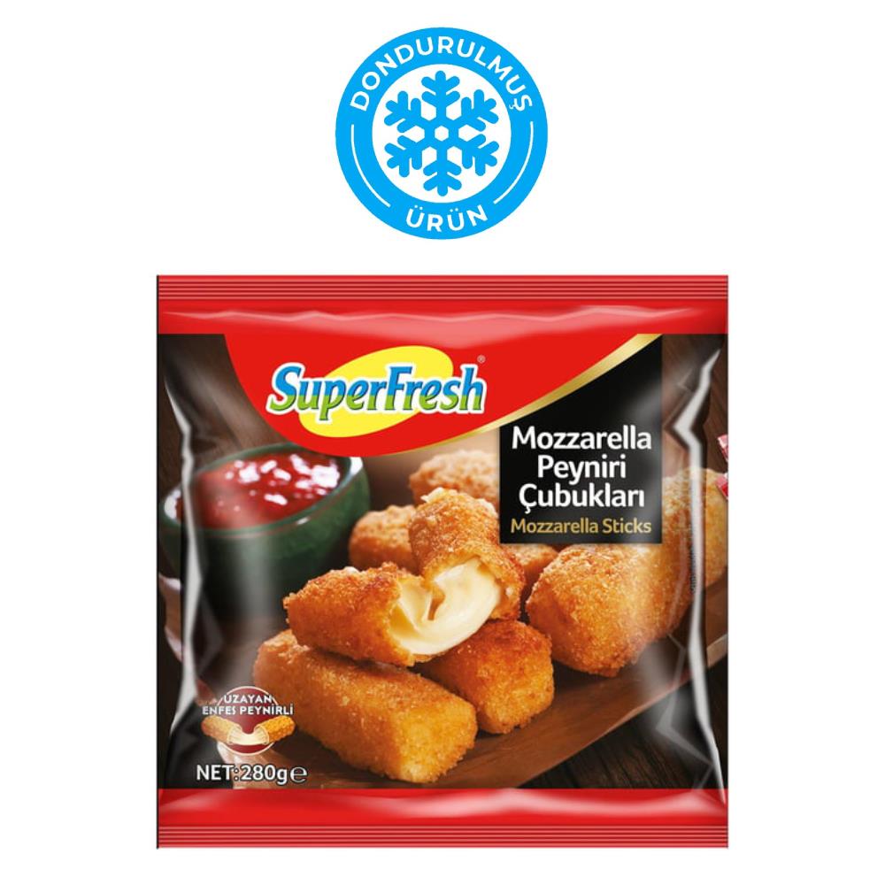 Superfresh Mozzarella Peyniri Çubukları 280 gr