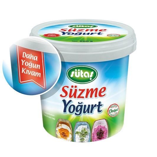 Sütaş Süzme Yoğurt Daha Yoğun 900 gr